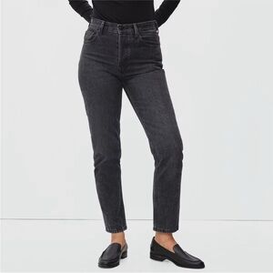 Everlane The Curvy Cheeky Straight Jean Black Size 30 ankle